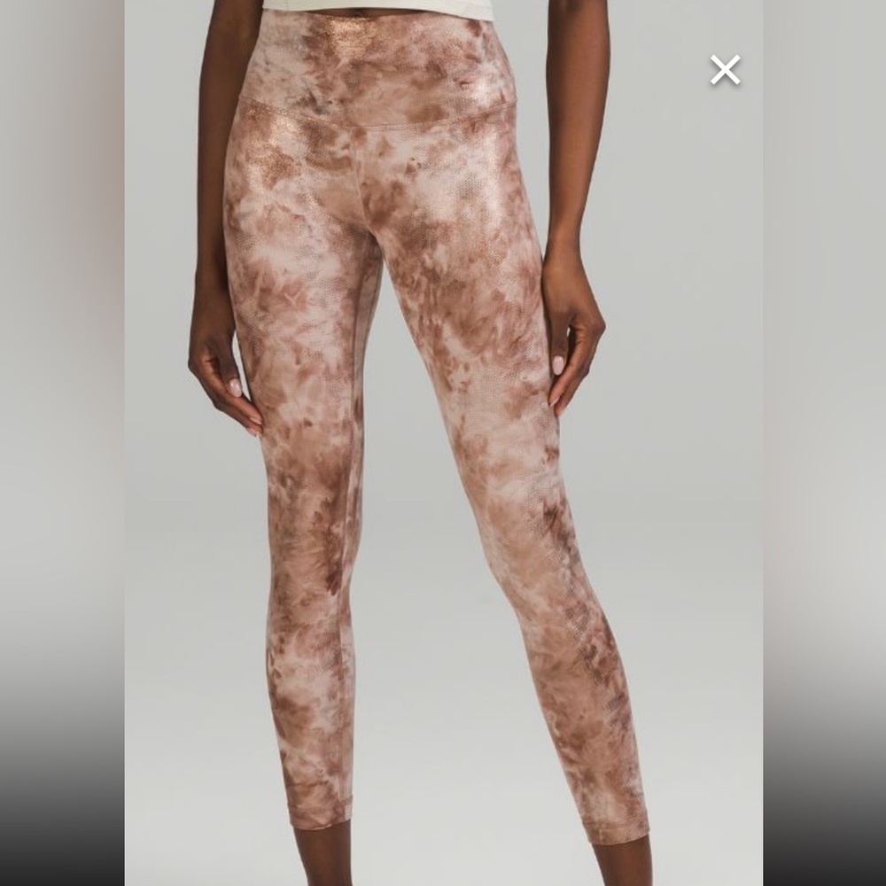 New glimmer tie dye Align leggings